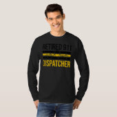 T-shirt Fière retraite de l'agent de dispatching du 911 (Devant entier)