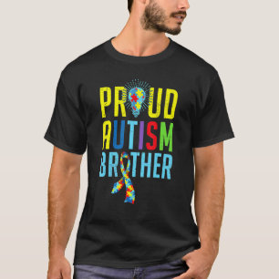 T-shirt Fière Sensibilisation sur l'autisme frère de l'aut