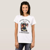 T-shirt Fière Soeur d'un FireFighter imagination W (Devant entier)