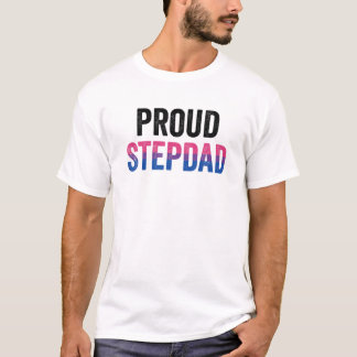 T-shirt Fière Stepdad Mois Gay pride LGBTQ Cadeaux Bisexue