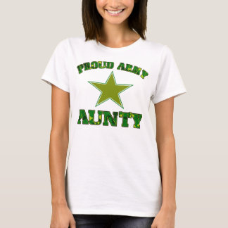 T-shirt Fière tante de l'armée
