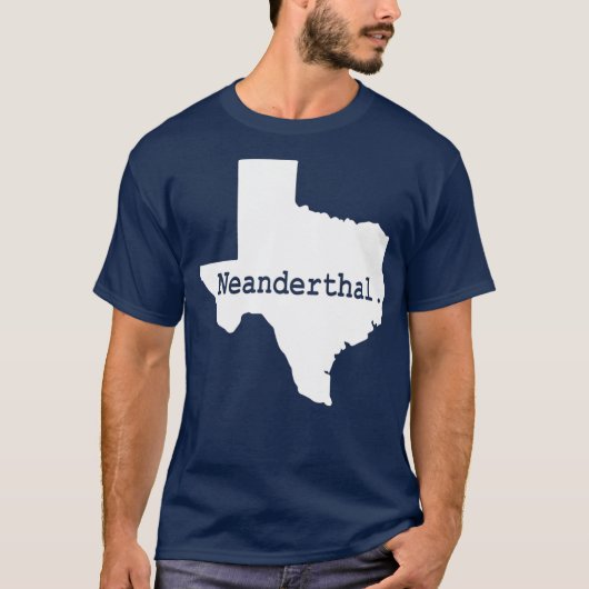 T-shirt Fière Texas Neandertal (Devant)
