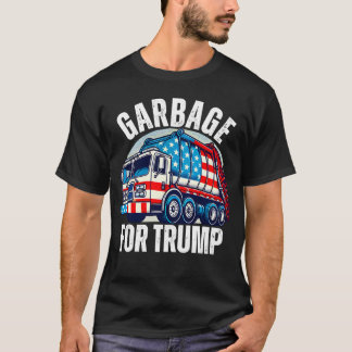 T-shirt Fière Trump Garbage Supporter Garbage