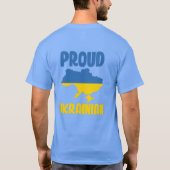 T-shirt Fière Ukrainienne (Dos)