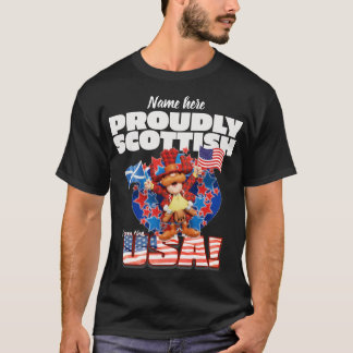 T-shirt Fièrement ÉCOSSAIS des États-Unis
