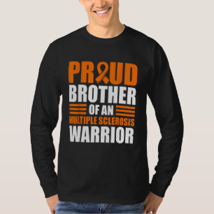 T-shirt Fièrement frère d'une personne sensibilisée à la s