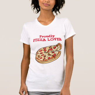 T-shirt Fièrement Pizza Lover