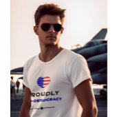 T-shirt Fièrement pro-démocratie