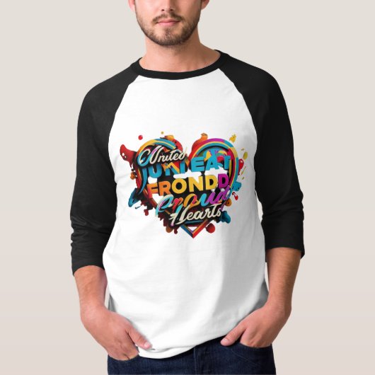 T-shirt "Fièrement Unis" (Devant)
