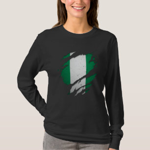 T-shirt Fières Chemises nigérianes arrachées Drapeau Niger