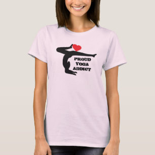 T-shirt Fiers addicts de yoga - Yoga Top