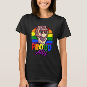 T-shirt Fiers Ally Arc-en-ciel - Flag Mois Soutien Lgbtq