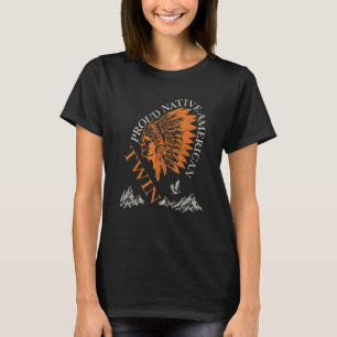 T-shirt Fiers Amérindiens Et Famille Twin