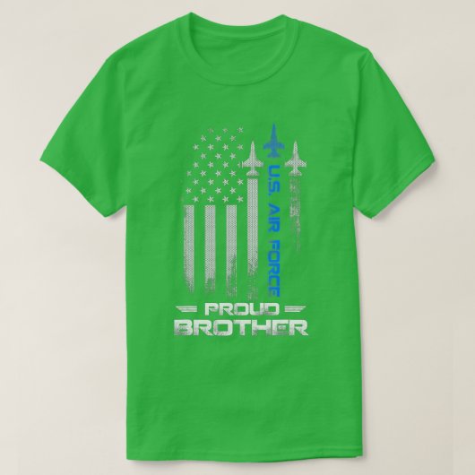 T-shirt Fiers Frère US Air Force Stars (Design devant)