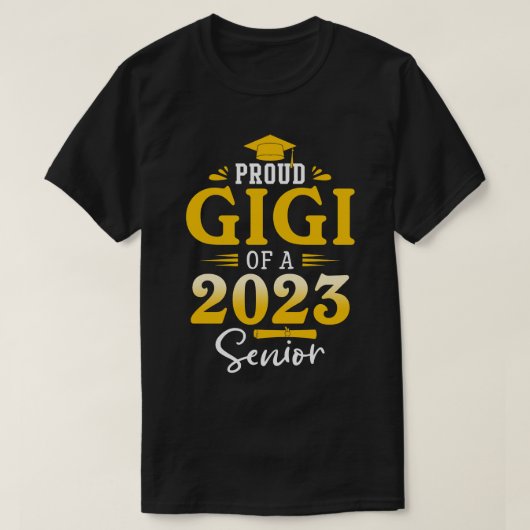T-shirt Fiers GIGI D'Un Diplôme Supérieur 2022 (Design devant)