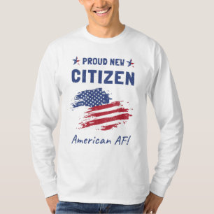 T-shirt Fiers Nouveau citoyen américain, cérémonie de c