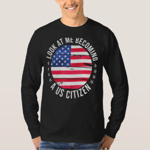 T-shirt Fiers Nouveaux Américains Citoyenneté Us