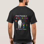 T-shirt Fiers parents autistes (Dos)