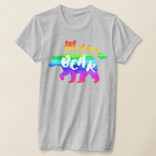 T-shirt Fierté à l'ours de maman (Poser)