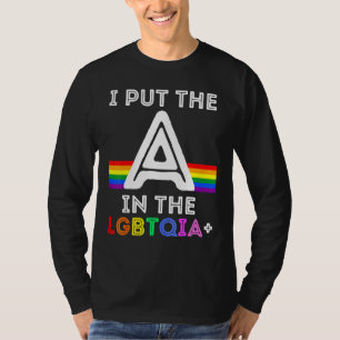 T-shirt Fierté A Placer Le I Dans La LGBTQIA Rainbow Homme