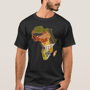 T-shirt Fierté africaine Motif ethnique traditionnelle Afr