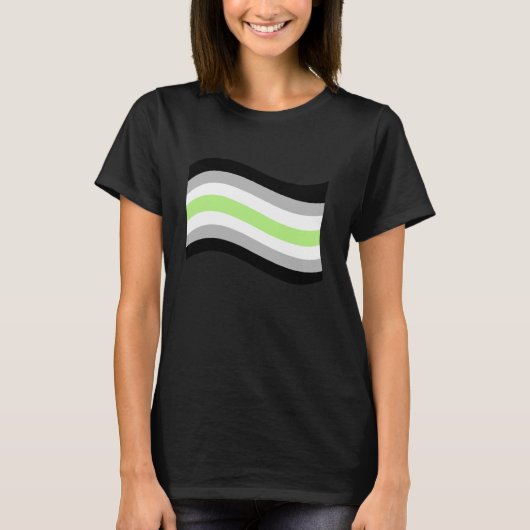 T-shirt Fierté agender (Devant)