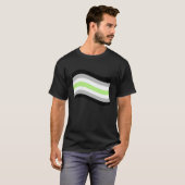 T-shirt Fierté agender (Devant entier)