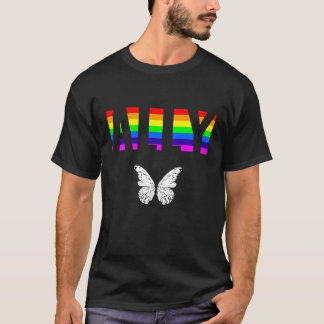 T-shirt Fierté alliée LGBTQ Égalité Arc-en-ciel Lesbienne