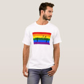 T-shirt Fierté arc-en-ciel (Devant entier)