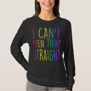 T-shirt Fierté Arc-en-ciel Lgbtq Conscience Je ne peux mêm