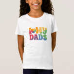T-Shirt Fierté arc-en-ciel LGBTQ J'aime mes papas<br><div class="desc">Fierté arc-en-ciel LGBTQ J'aime mes papas T-shirt</div>