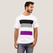 T-shirt Fierté asexuelle (Devant entier)