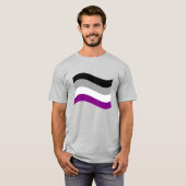 T-shirt Fierté asexuelle (Devant entier)