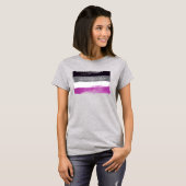 T-Shirt Fierté Asexuelle Peinte (Devant entier)