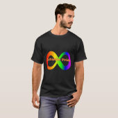 T-shirt Fierté autistique (Devant entier)