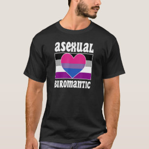 T-shirt Fierté bioromantique sexuelle Drapeau mignon Ace e