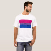 T-shirt Fierté bisexuelle (Devant entier)