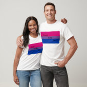 T-shirt Fierté bisexuelle (Unisexe)