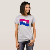 T-Shirt Fierté Bisexuelle (Devant entier)