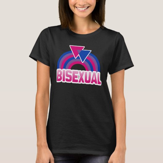 T-Shirt Fierté Bisexuelle (Devant)