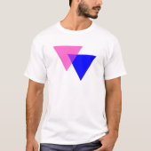 T-shirt Fierté bisexuelle Biangles (Devant)