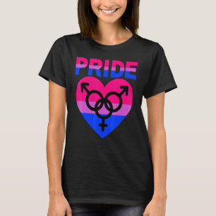 T-shirt Fierté bisexuelle Lgbtqia Amour Soutien Bi Hommes