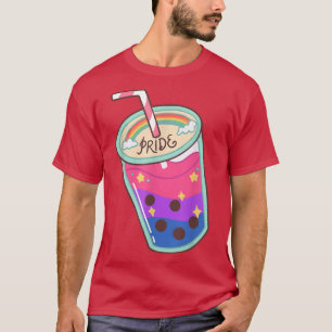 T-shirt Fierté Bubble Tea Boba Tea LGBT Ally Gay Lesbian S