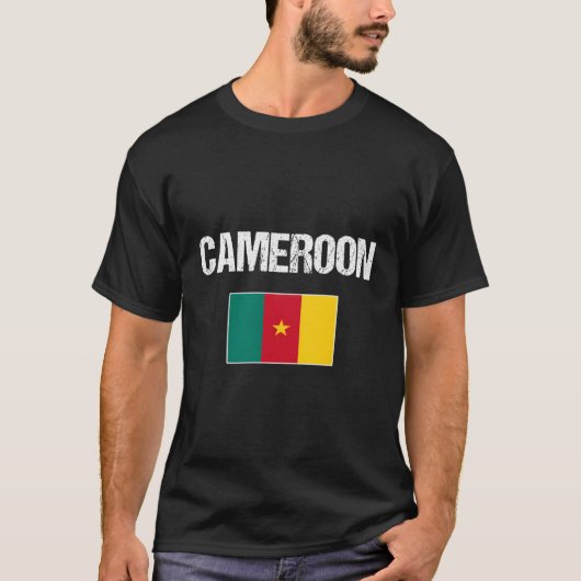 T-shirt Fierté camerounaise Dons Patrimoine Cameroun Drape (Devant)