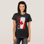 T-shirt Fierté canadienne de la feuille d'érable 4 (Devant entier)