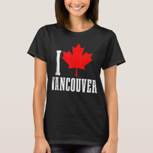 T-shirt Fierté canadienne de la feuille d'érable de Vancou
