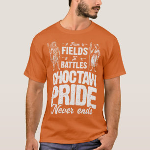 T-shirt Fierté Choctaw Des Champs Aux Batailles