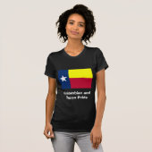 T-shirt Fierté colombienne et texane (Devant entier)