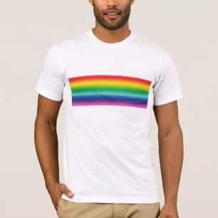 T-shirt Fierté couleurs arc-en-ciel lgbtq lgbt drapeau gay