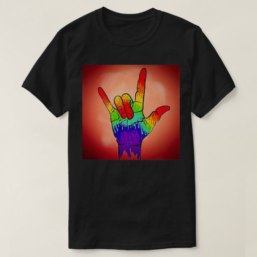 T-shirt Fierté d'amour (Design devant)